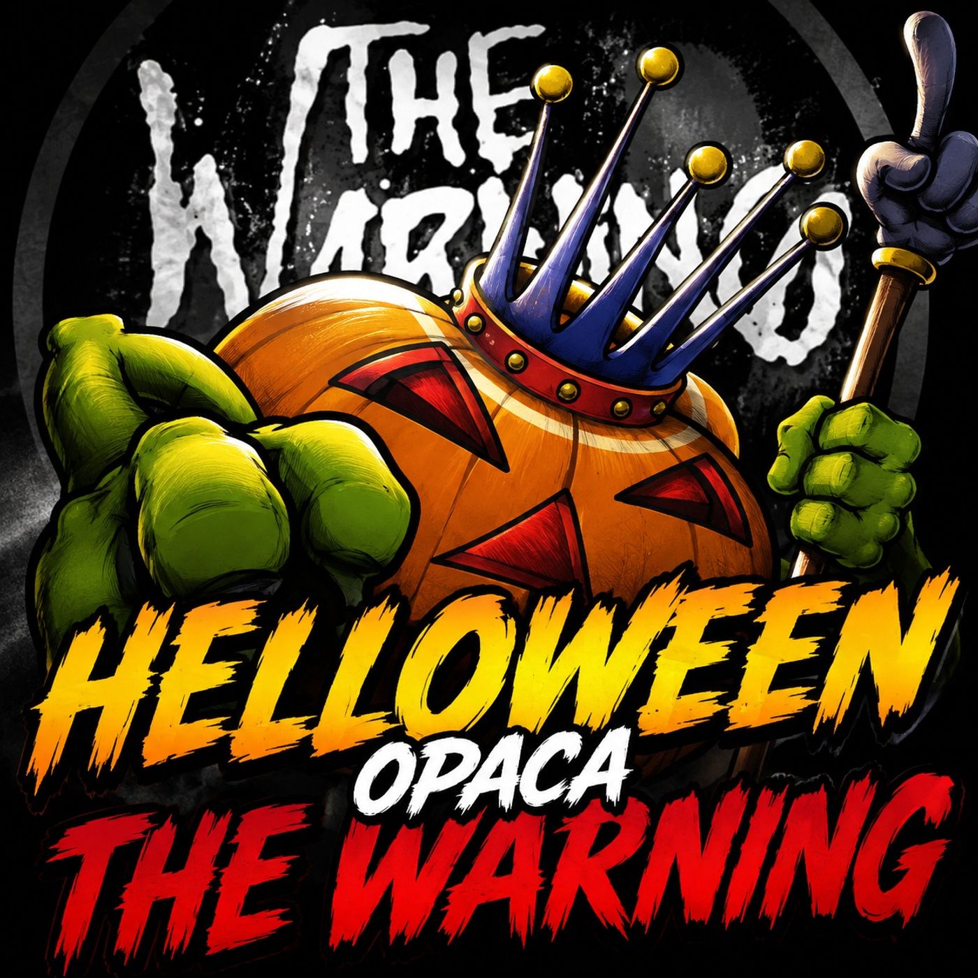 Helloween opaco a The Warning episode artwork