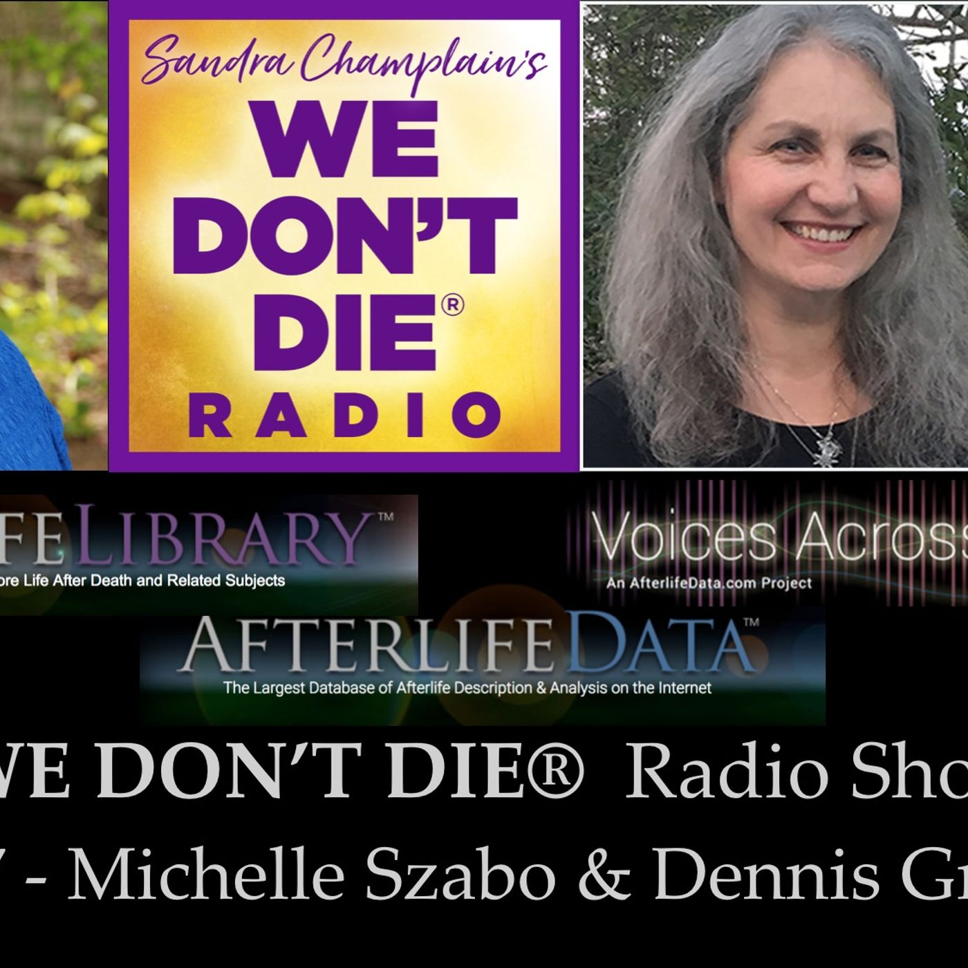 297  Michelle Szabo & Dennis Grega - AfterlifeData.com, Voices Across The Veil & AfterlifeLibrary.com episode artwork
