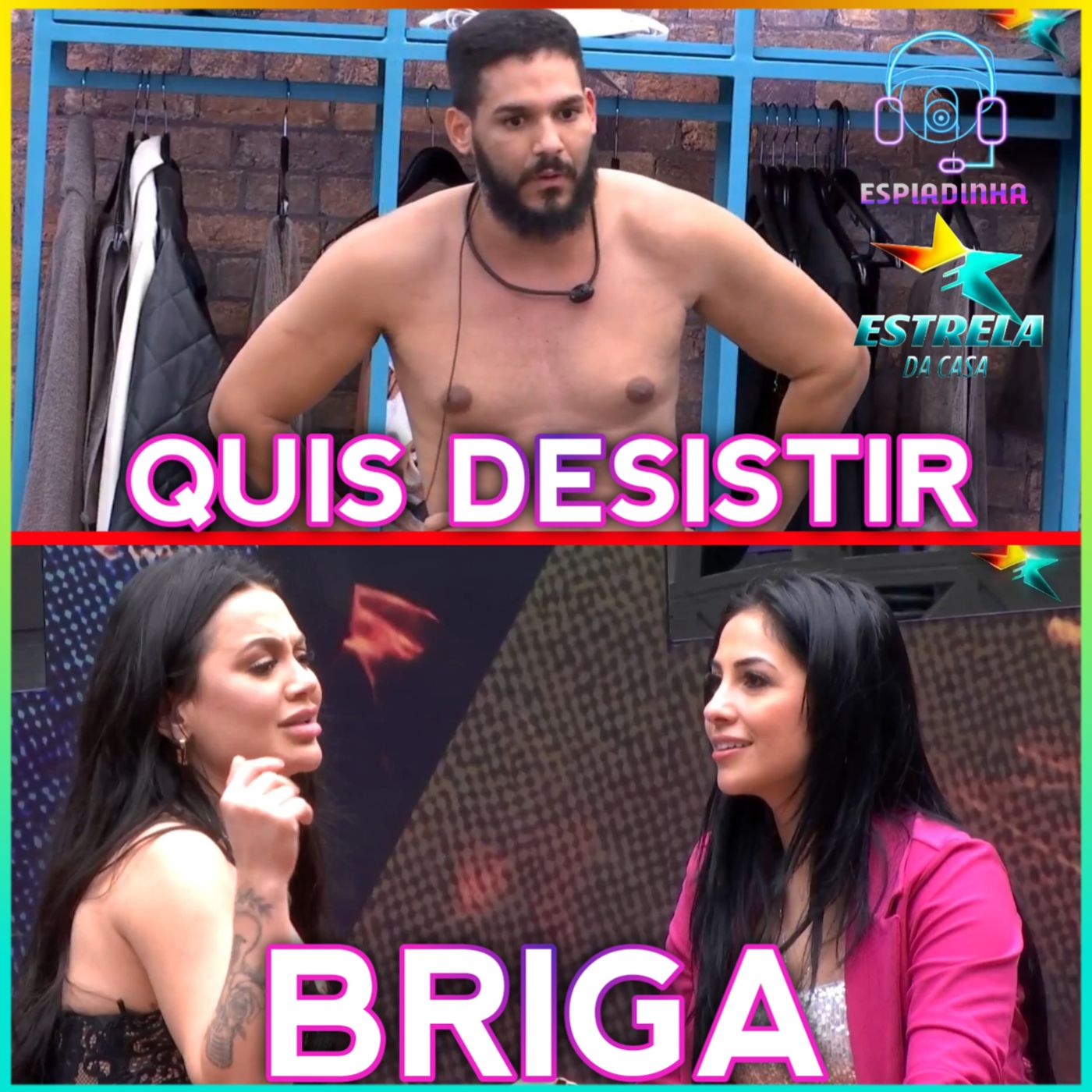 BRENNO AMEAÇA DESISTIR + BRIGA ENTRE BIAHH CAVALCANTE E RUAMA + DESAFIO | Estrela Da Casa 2