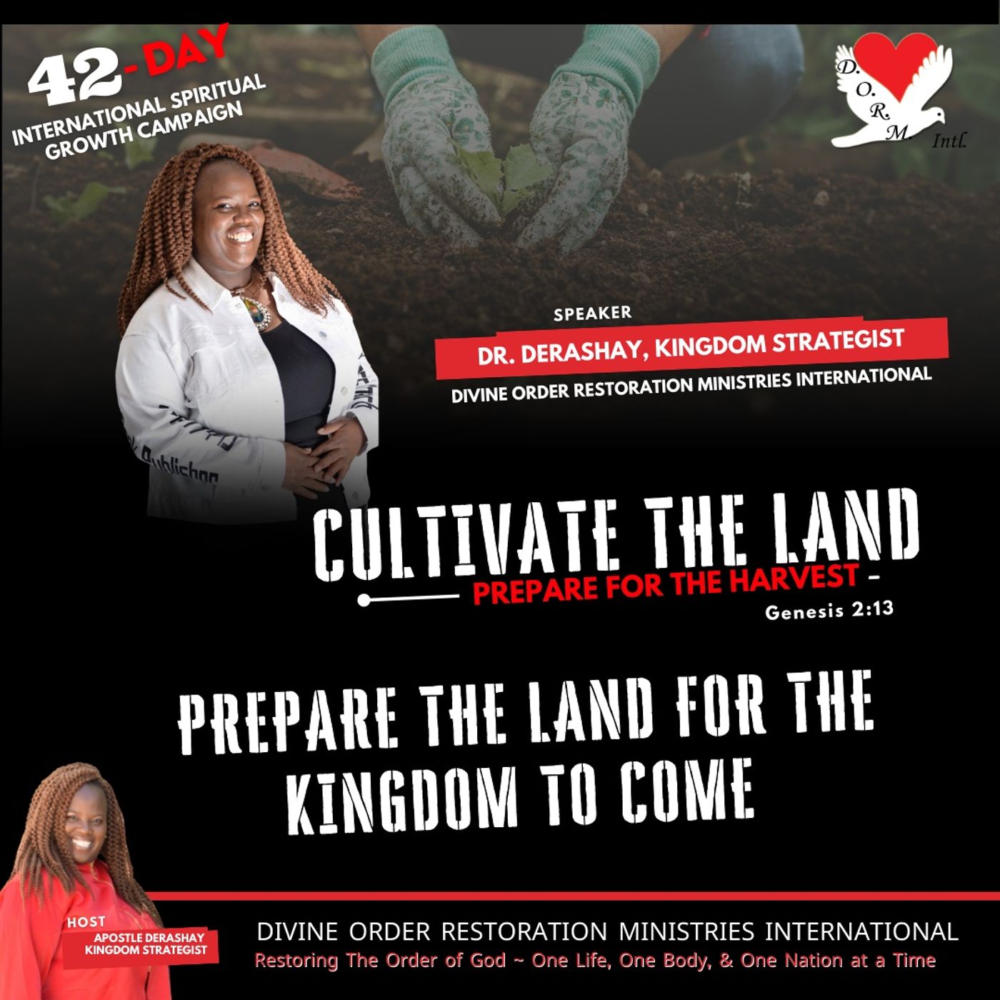 Prepare the Land for the Kingdom to Come  w/ Dr. Derashay, Kingdom Strategist