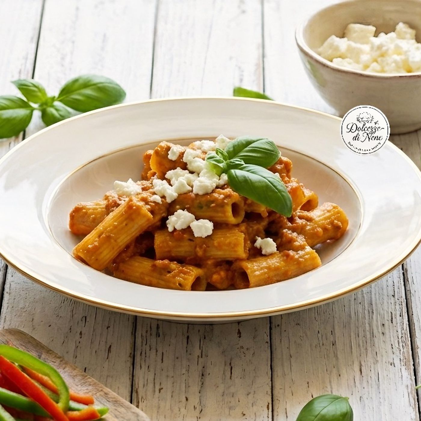 PASTA CON CREMA DI PEPERONI E FETA episode artwork
