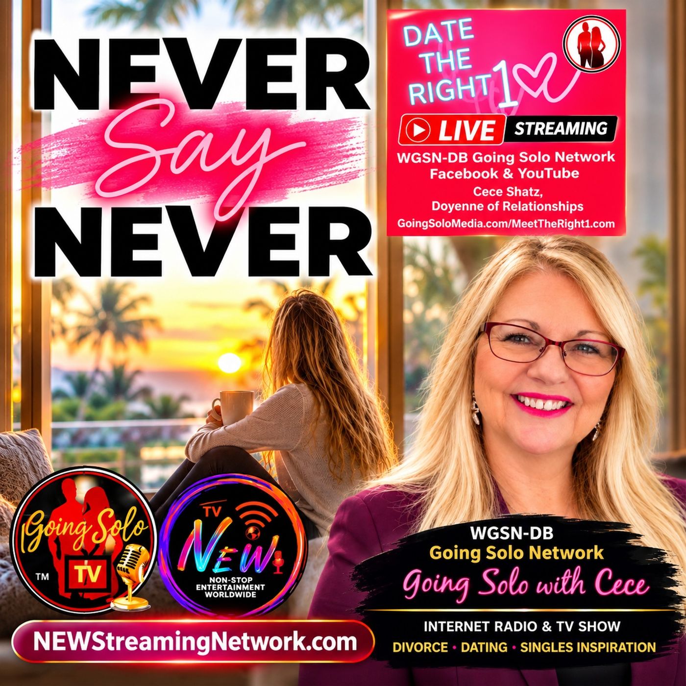 Never Say Never with Cece Shatz episode artwork