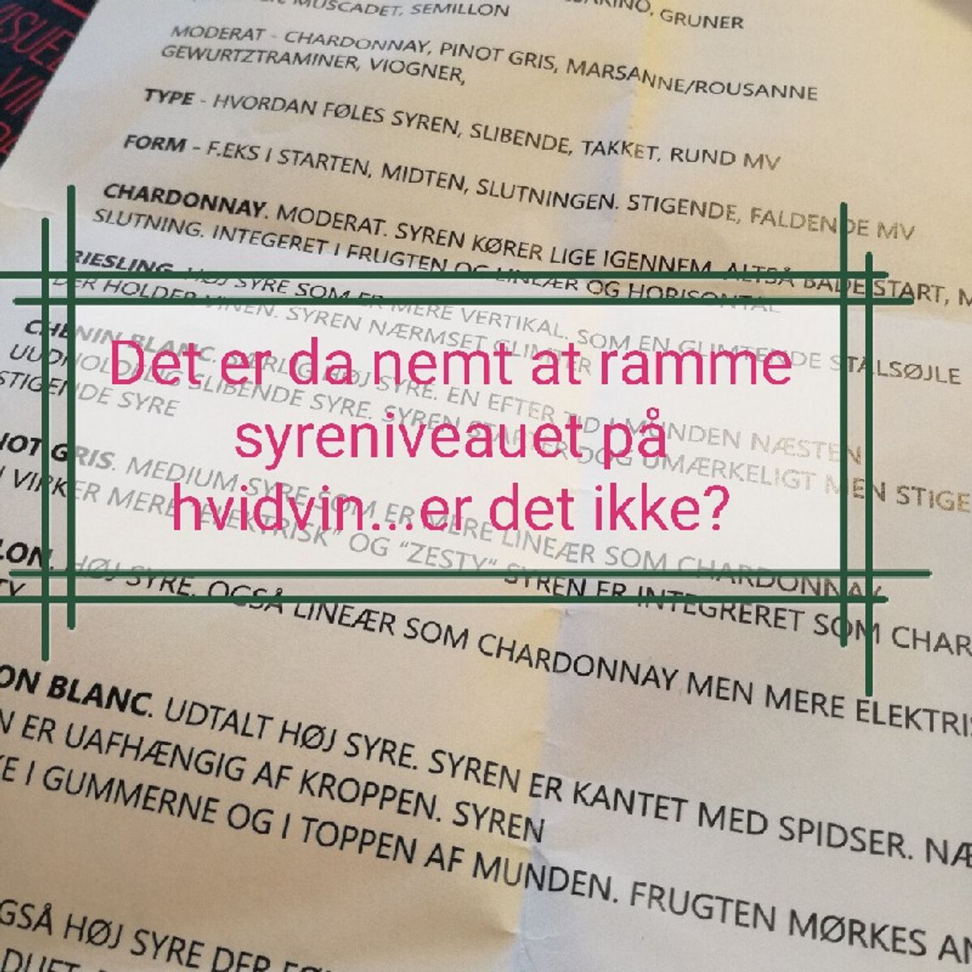 VINVALGET -