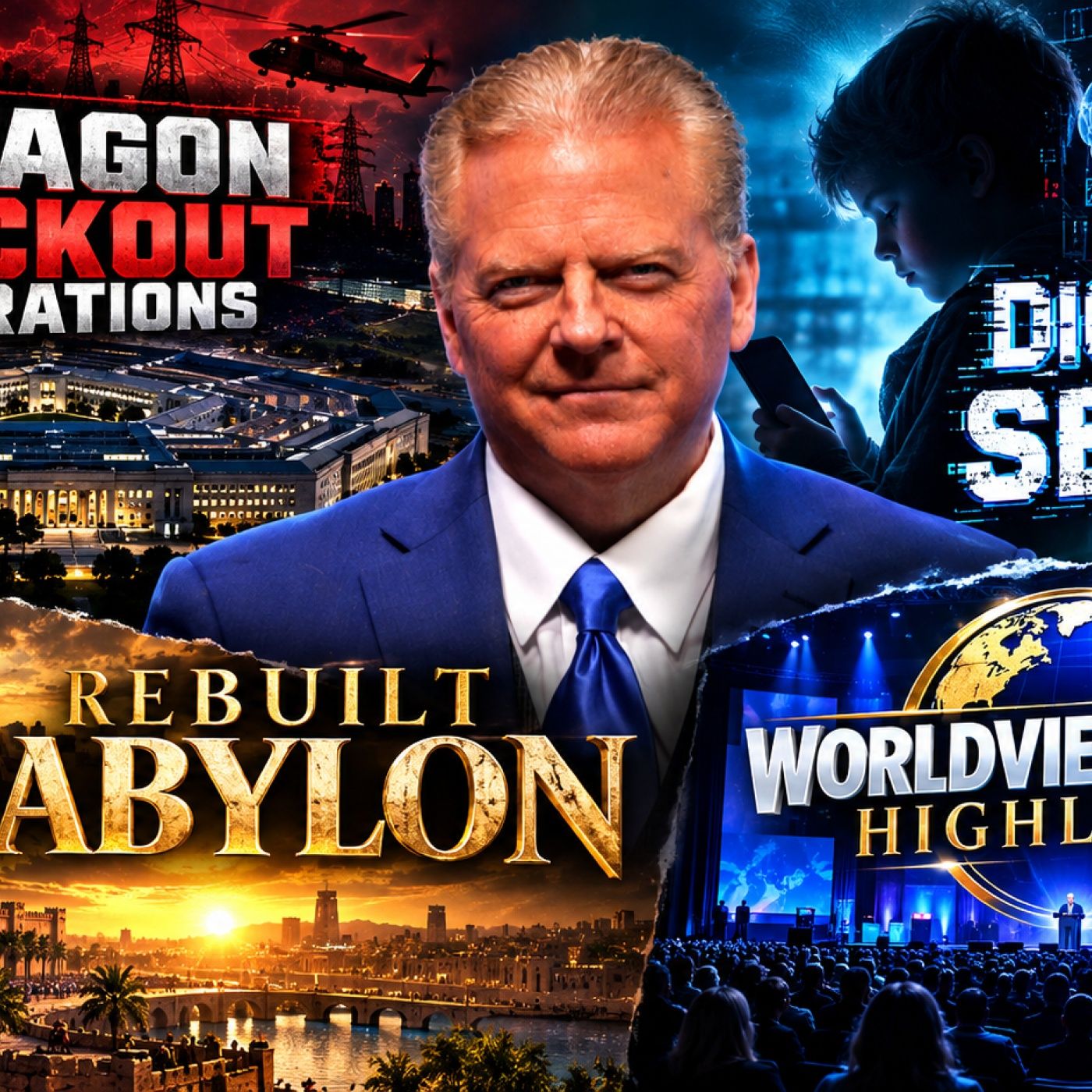 FULL BROADCAST: Pentagon Blackout Preparations, Digital Seizure, Rebuilt Babylon & Worldview Weekend Highlights