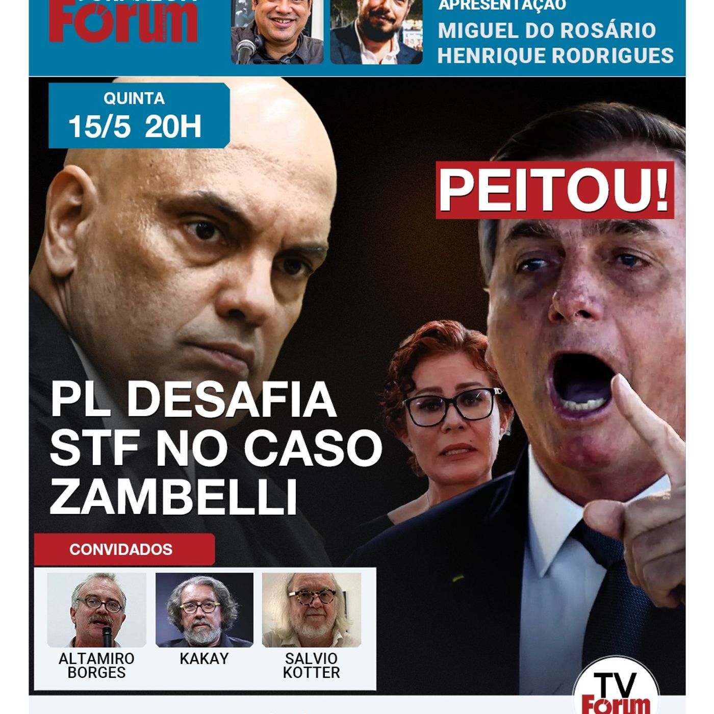 PL de Bolsonaro declara guerra ao STF e diz que Zambelli não perderá mandato | Moro leva esculacho episode artwork