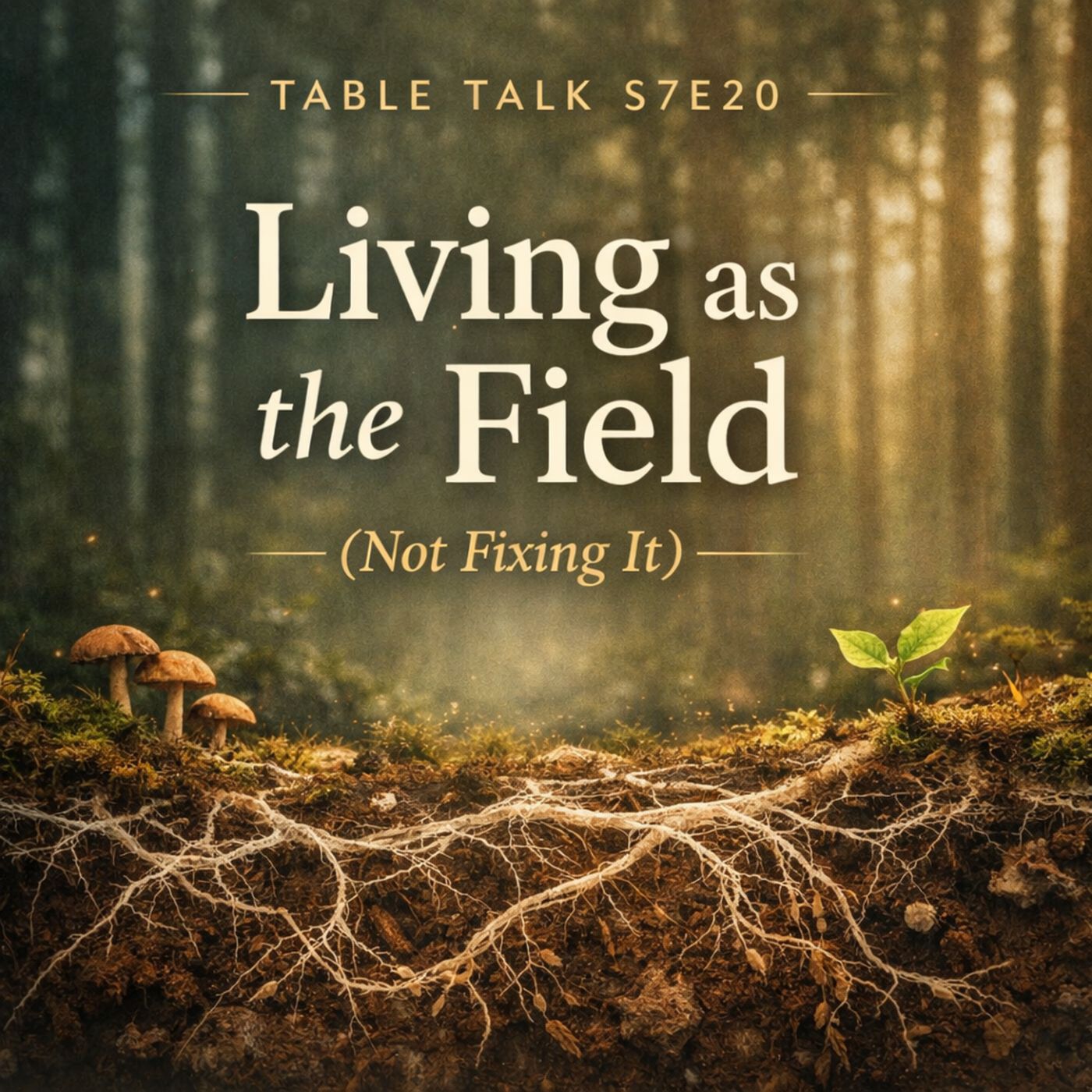 Table Talk S7E20: Living as the Field (Not Fixing It) episode artwork