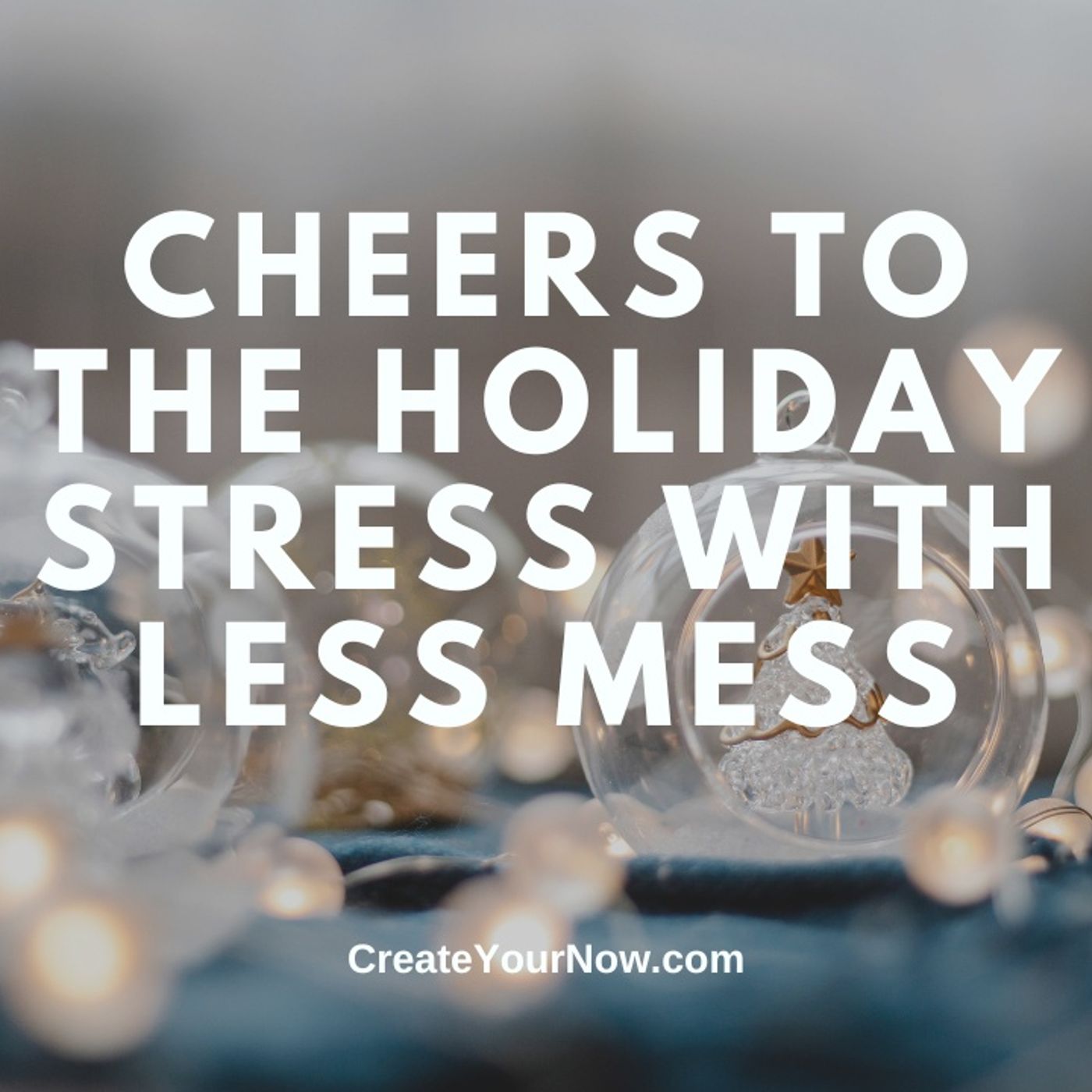 3620 Cheers to the Holiday Stress with Less Mess