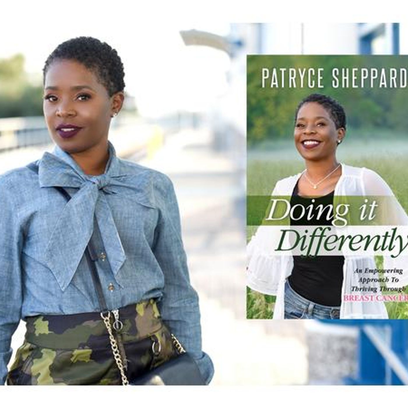 Author Patryce Sheppard discusses #DoingitDifferently on #ConversationsLIVE episode artwork