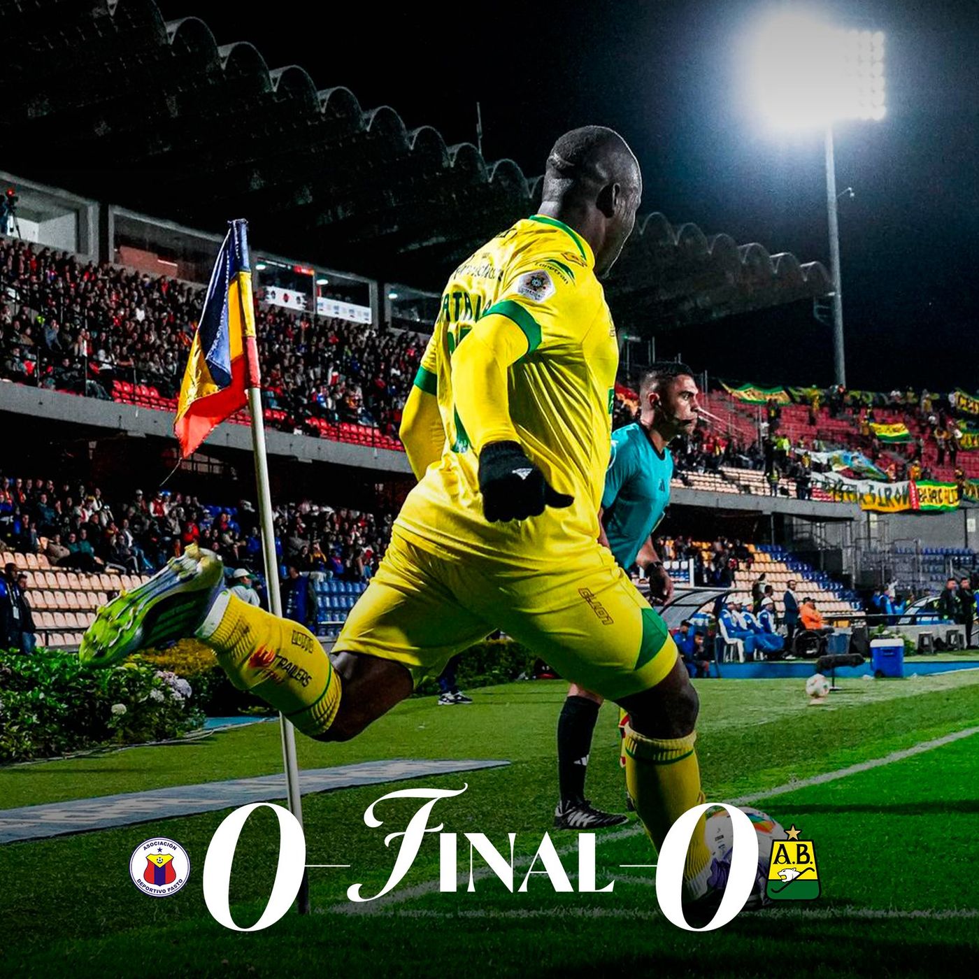 Corazón leopardo. Empate en Pasto 0-0.