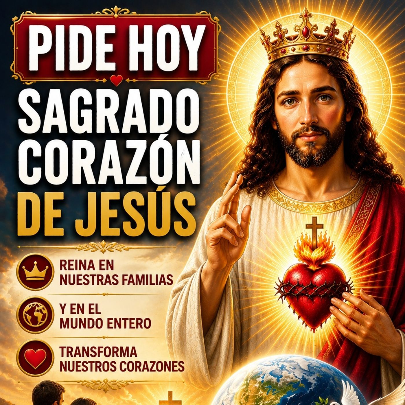 AL SAGRADO CORAZON DE JESUS POR NUESTRA FAMILIA Y EL MUNDO ENTERO DIA 9 episode artwork