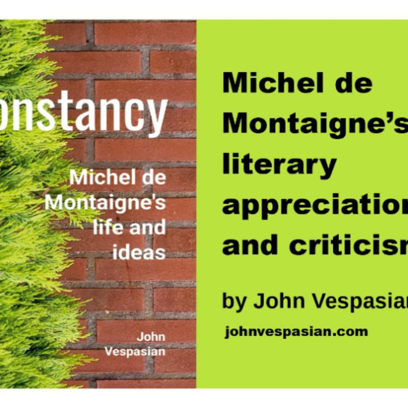 Michel de Montaigne’s literary appreciation and criticism episode artwork