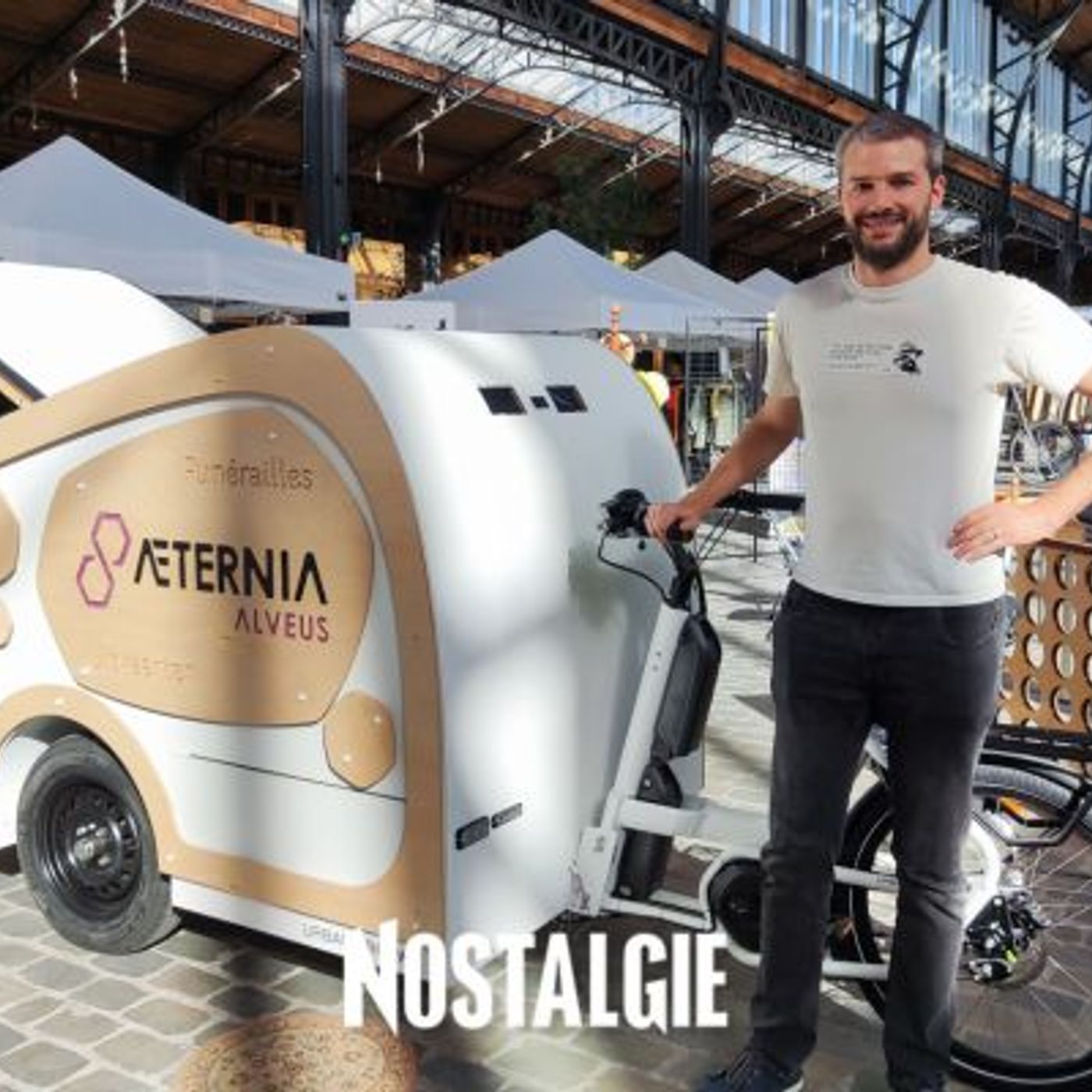 Cédric a lancé la première coopérative funéraire de Belgique et présente... la corbicyclette episode artwork