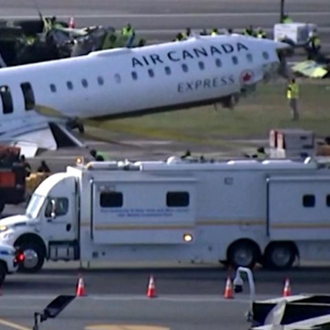 Air traffic controller staffing at LaGuardia airport on the night an Air Canada jet collided with a fire truck may have violated the facilit episode artwork
