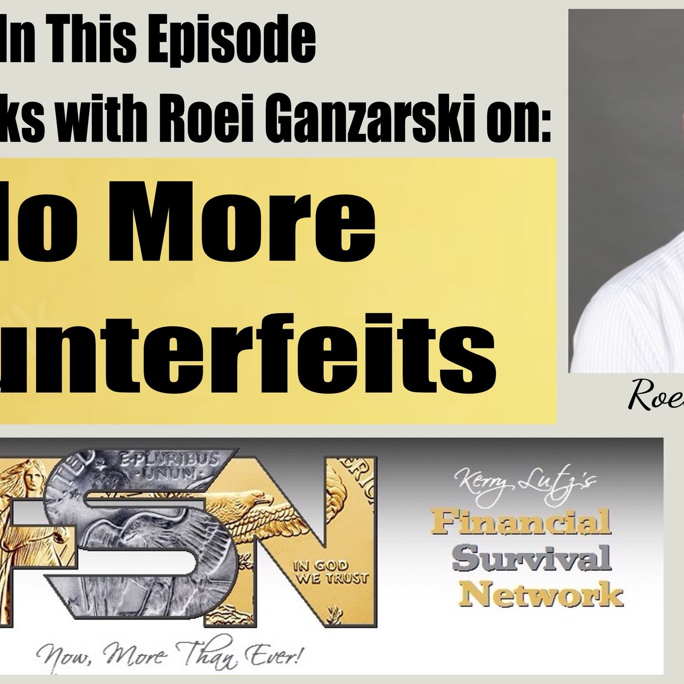 cover of episode No More Counterfeits -- Roei Ganzarski #5824