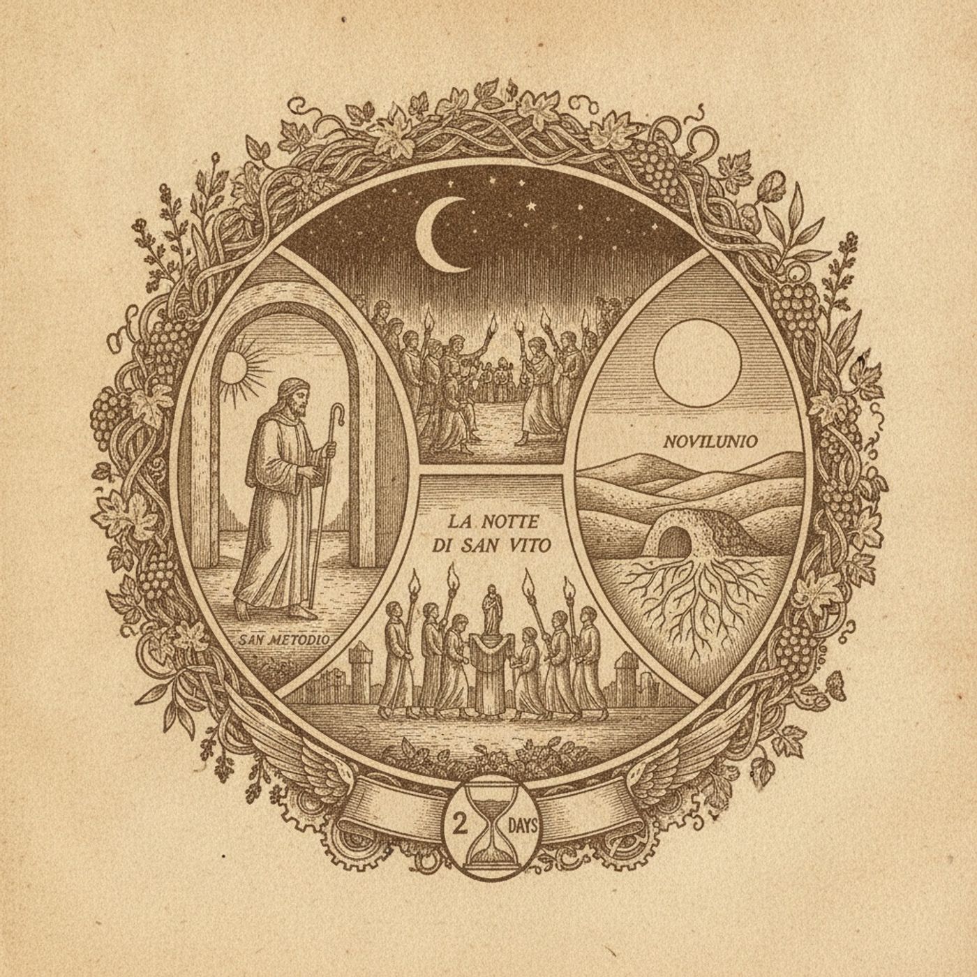L'Almanacco di Trani Italia News: Il Transito di San Metodio, la Notte di San Vito e il Respiro della Terra sotto il Novilunio episode artwork