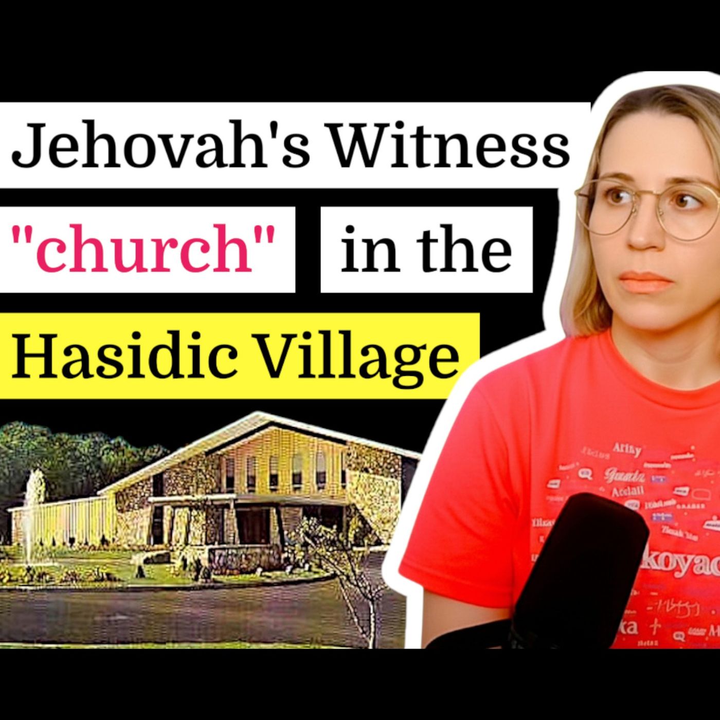 A Jehova's Witness church INSIDE the Jewish village Kiryas Joel