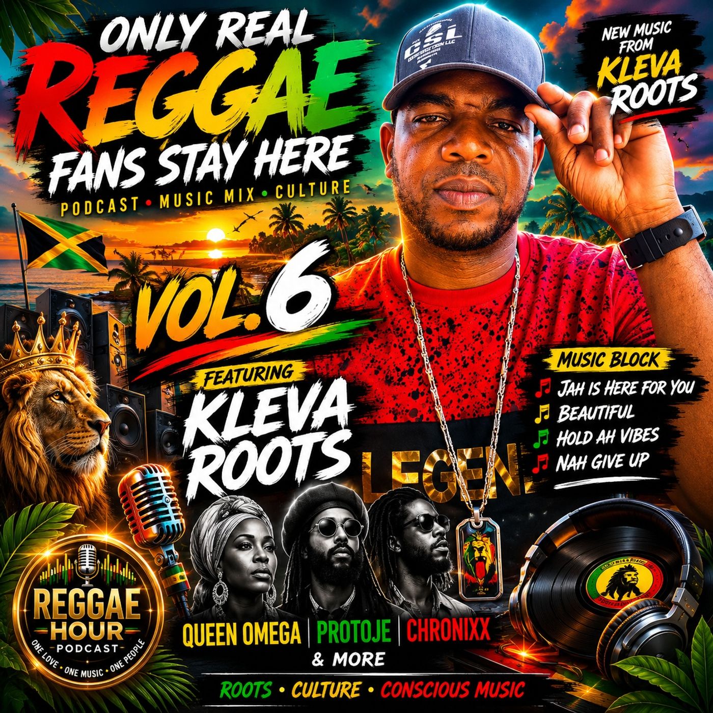 Only Real Reggae Fans Stay Here 🔴 Vol. 6 | Kleva Roots, Queen Omega, Protoje, Chronixx & More episode artwork