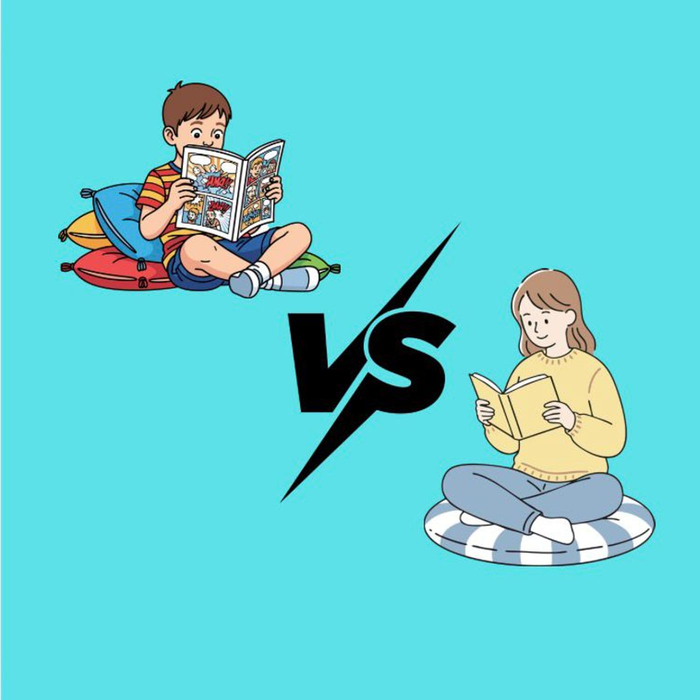 #Inviati Libri o fumetti?