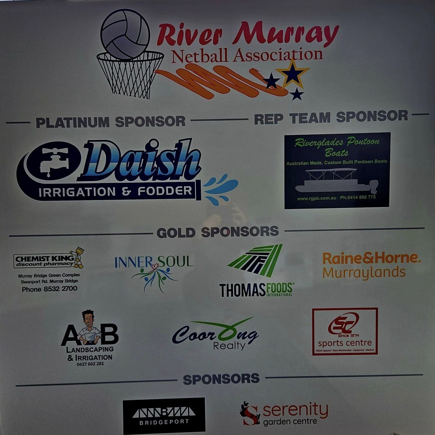Hannah Loller chats with Dan Crouch for a River Murray Netball Association update episode artwork