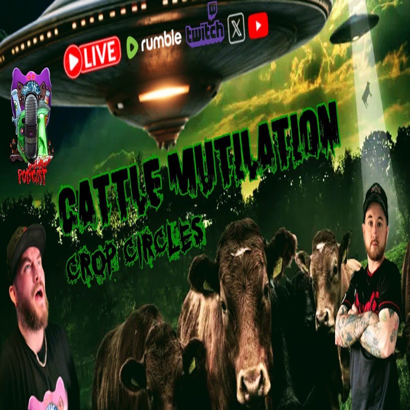 The Mystery of Cattle Mutilations & Crop Circles!