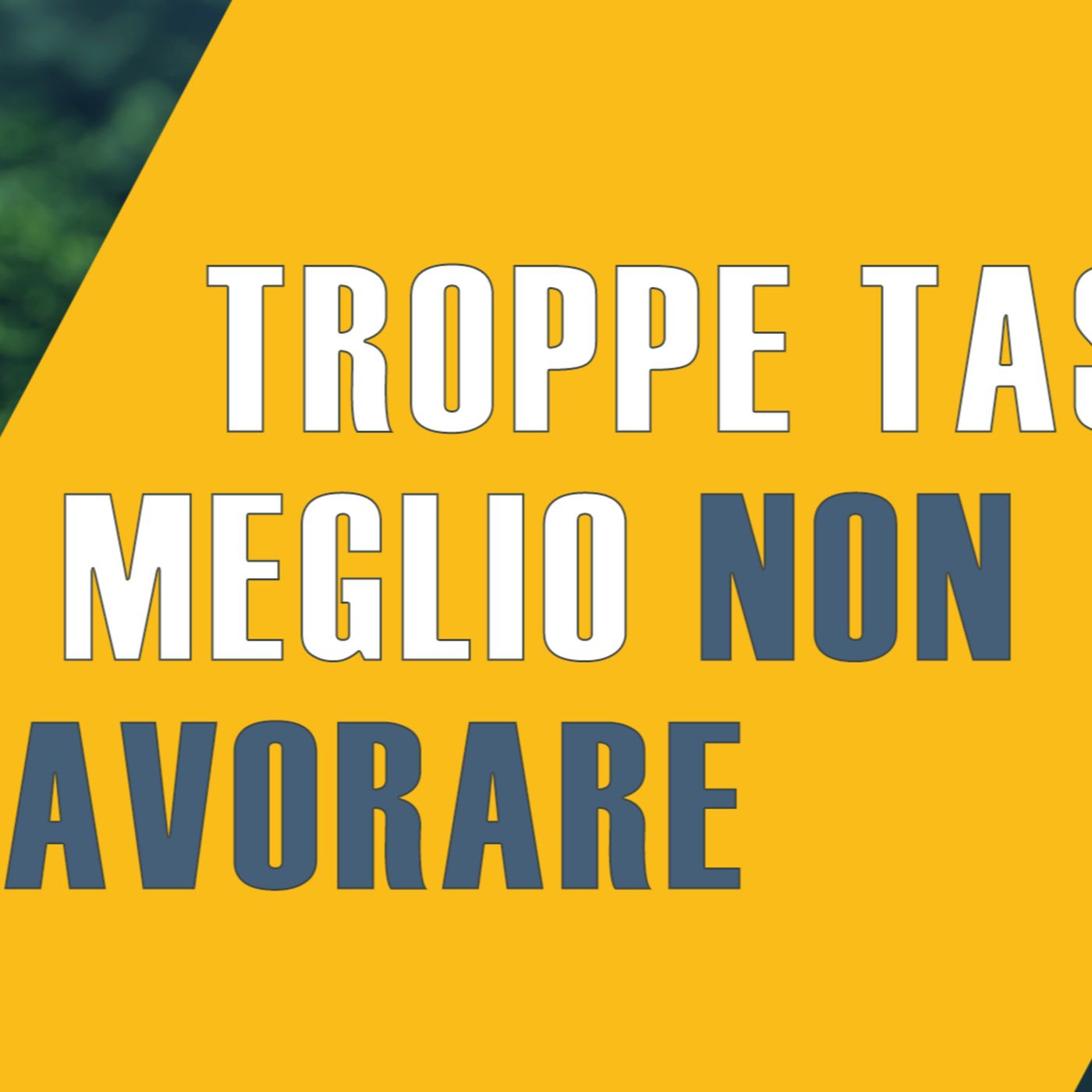 Smettere di lavorare