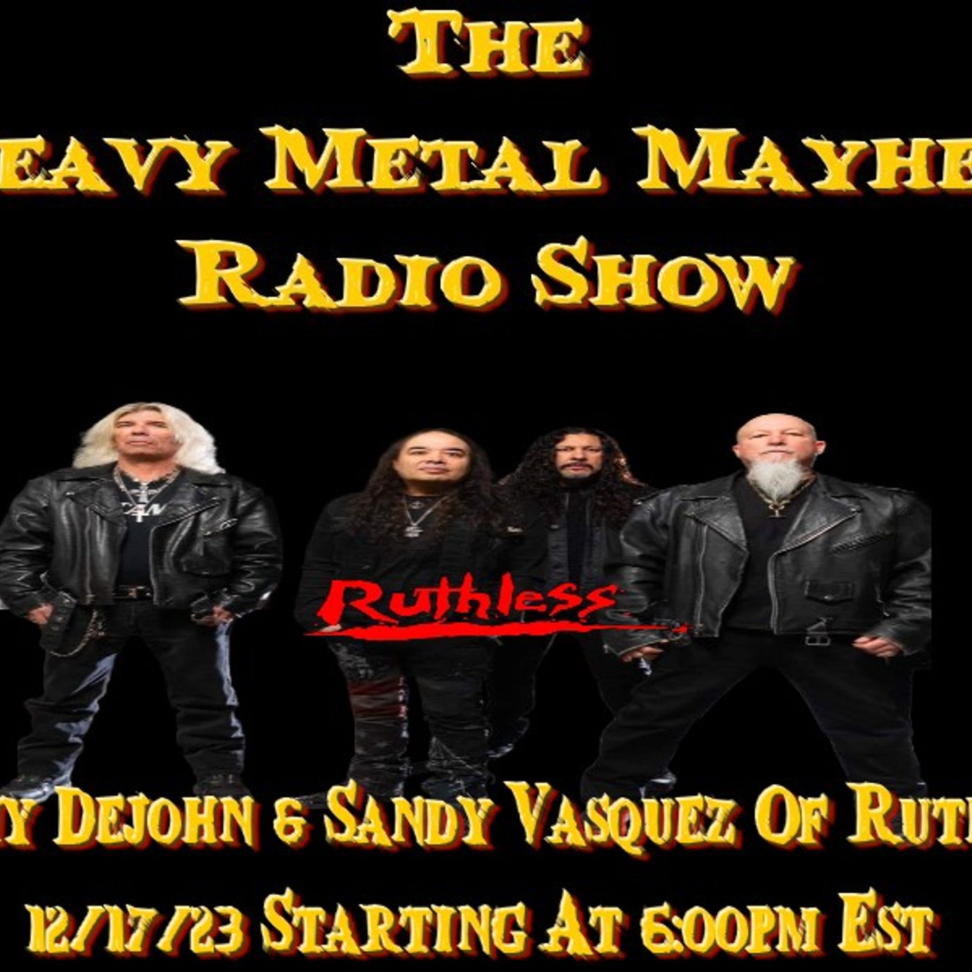 Guest Sammy Dejohn & Sandy Vasquez Of Ruthless And Roland Grapow Of Masterplan 12/17/23