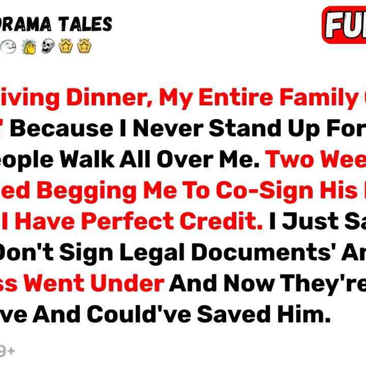 At Thanksgiving Dinner_ My Entire Family Called Me A _Doormat_ Because I... - Best Reddit Stories episode artwork