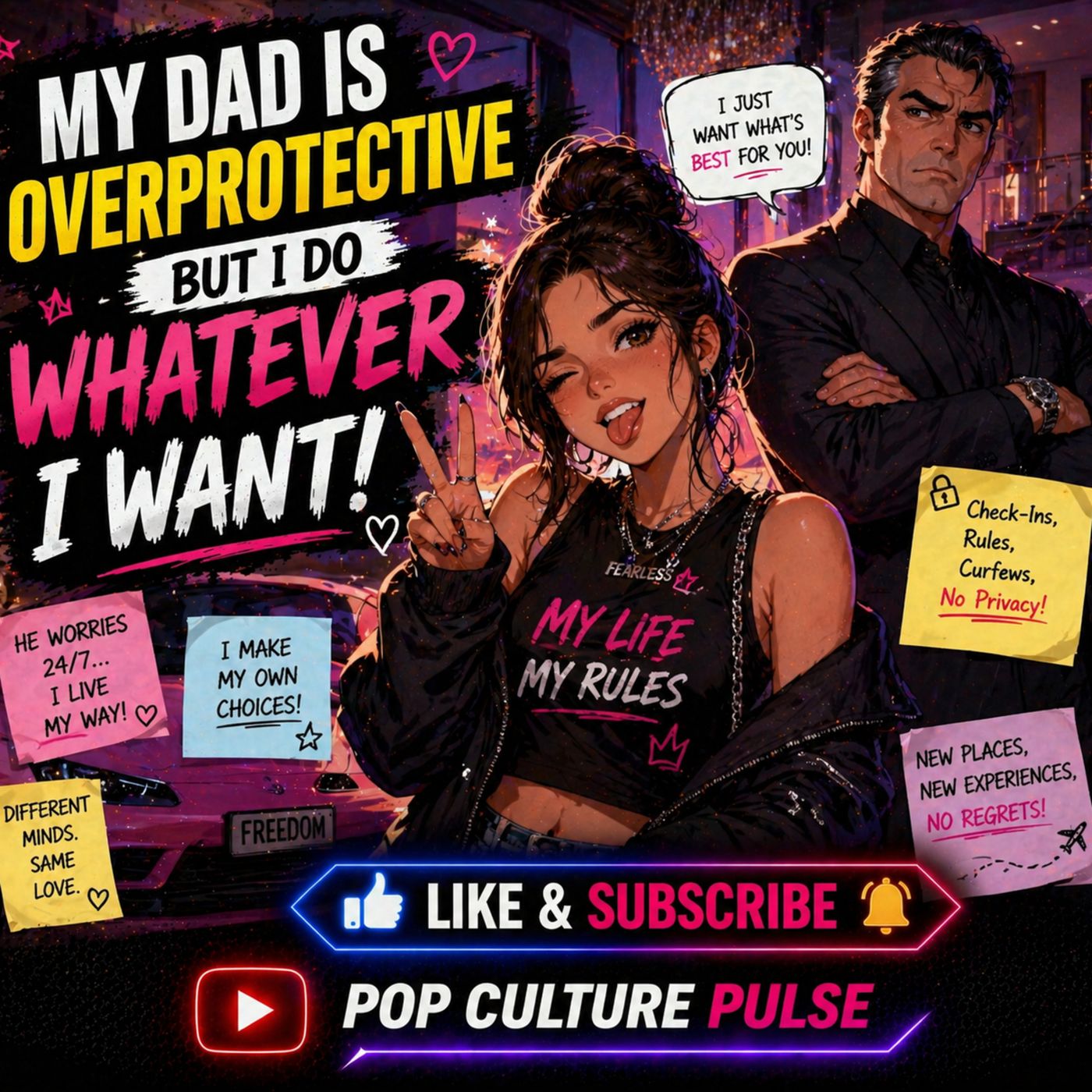 My Dad Is Overprotective But I Do Whatever episode artwork