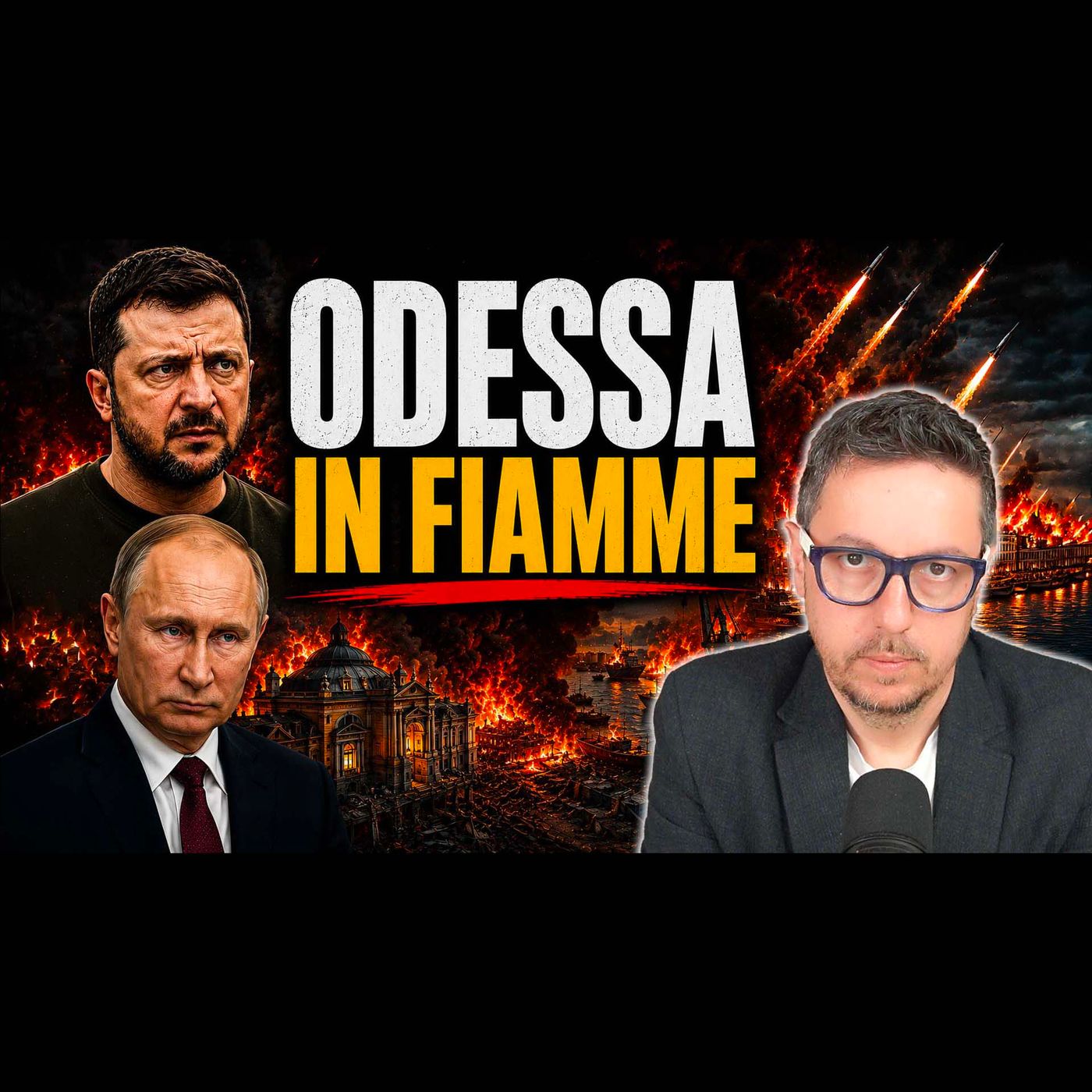 ODESSA IN FIAMME MENTRE KIEV CONTA LE PETROLIERE