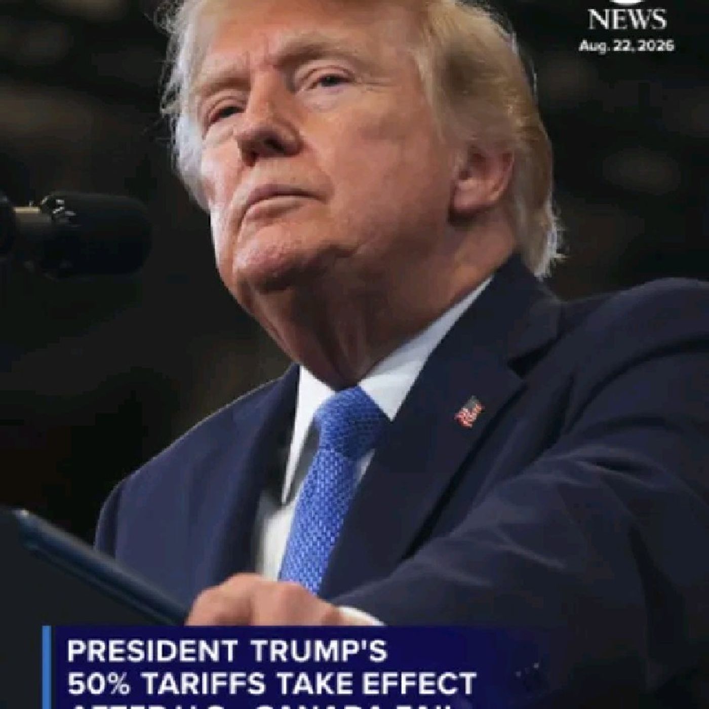 President Trump's 50% tariffs on some Canadian goods took effect early Saturday morning, after the U.S. and Canada failed to reach a trade d episode artwork