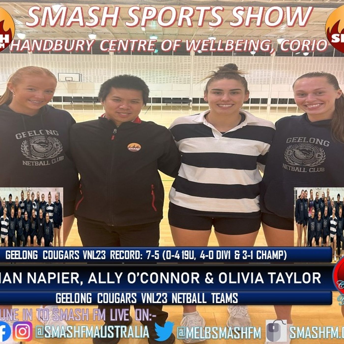 SSS10THYR: Geelong Cougars VNL23 Netball Interviews 170423