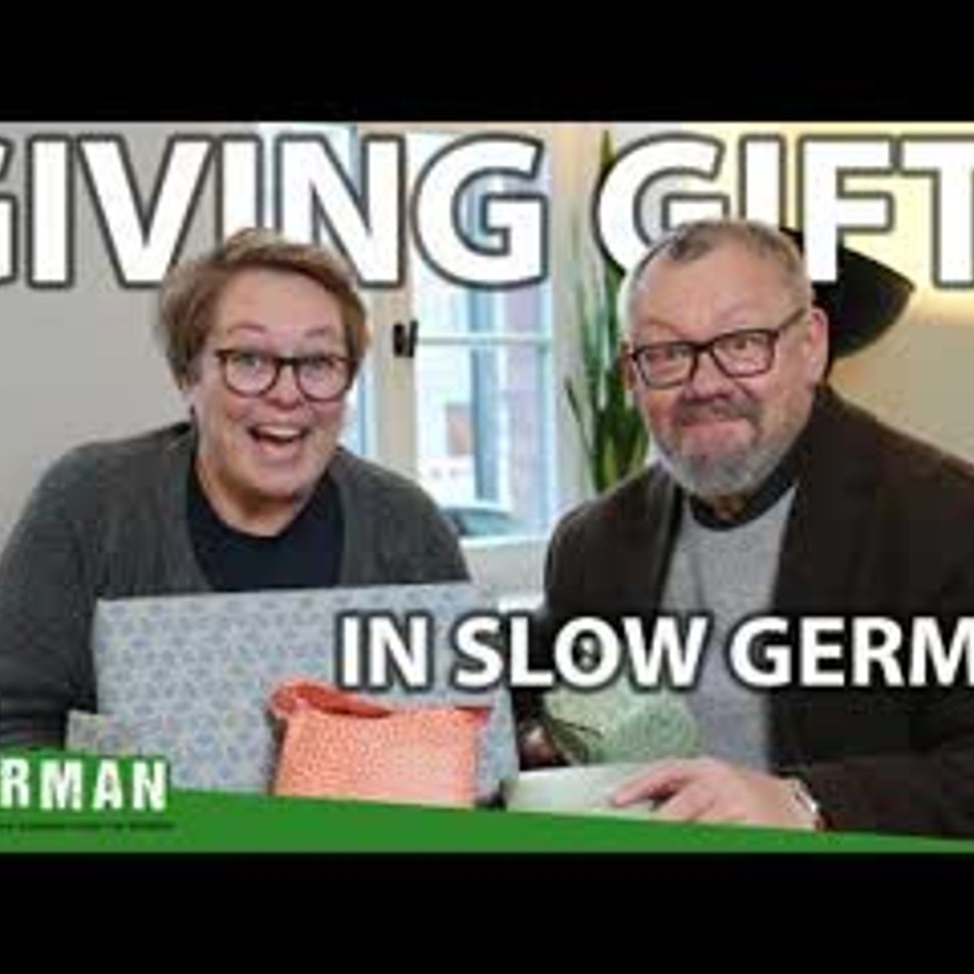 Slow German Dialogue Talking about Gifts   Super Easy German 297