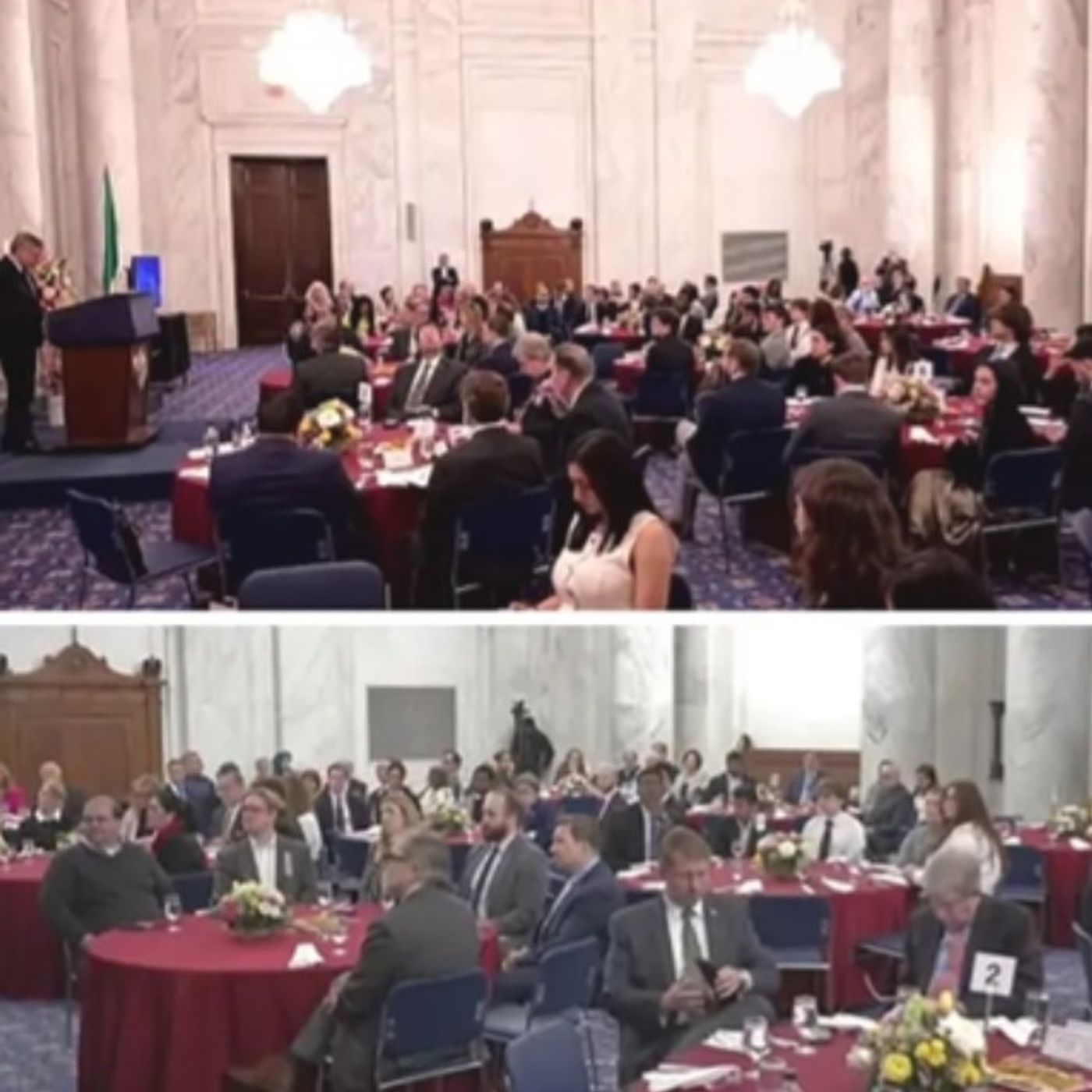 ثبت قطعنامة 145 و کنفرانس در سنای آمریکا