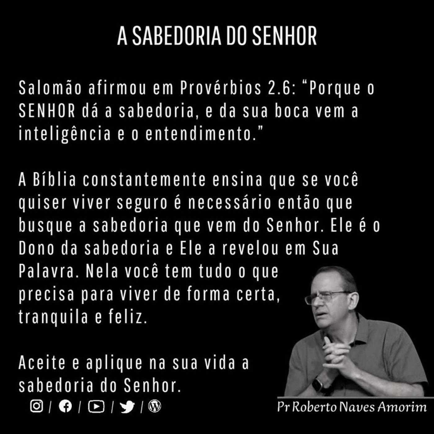 A SABEDORIA DO SENHOR episode artwork
