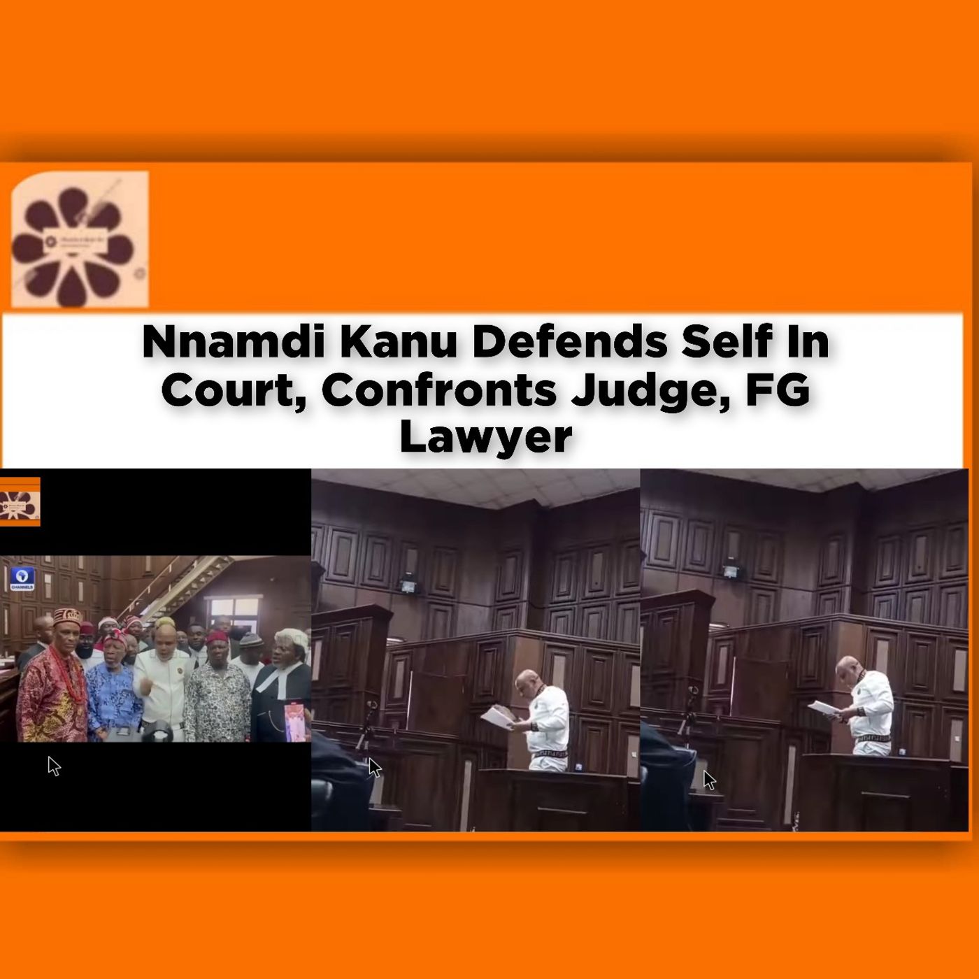 Nnamdi Kanu Defends Self In Court, Confronts Judge, FG Lawyer ~ OsazuwaAkonedo