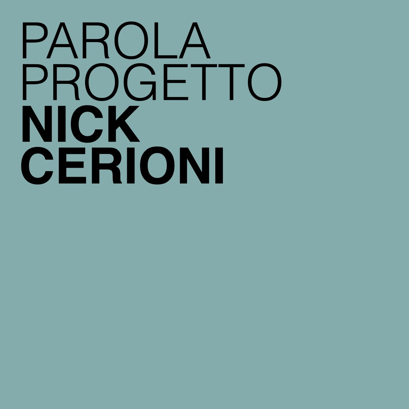 Parola Progetto