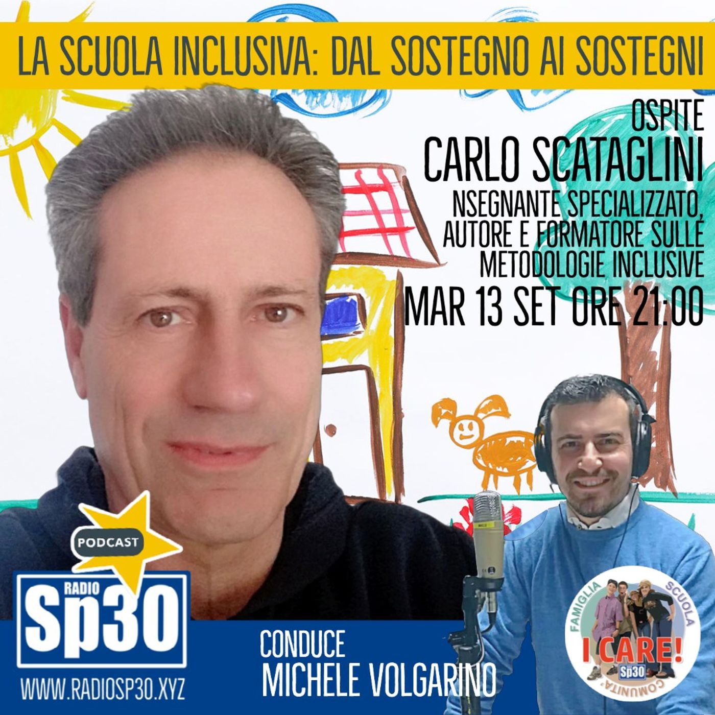 #ICARE - La scuola inclusiva: dal sostegno ai sostegni - Ospite: Carlo Scataglini episode artwork
