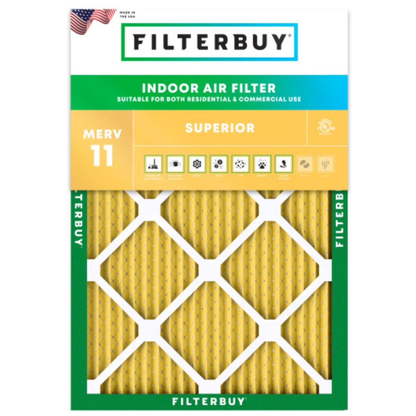 Best MERV 11 17.25x23.25x1 Furnace & HVAC Air Conditioner Filters