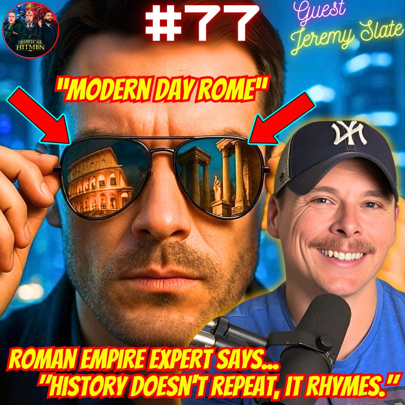 #77. Roman Empire and Modern Society| How Empires Fall| The Council of Nicaea| Gods of Ancient Rome w/ Jeremy Slate
