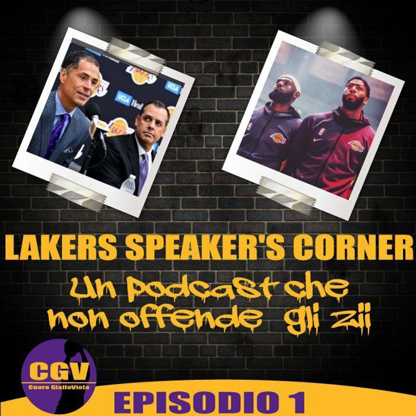 Lakers Speaker\'s Corner by LakeShow Italia