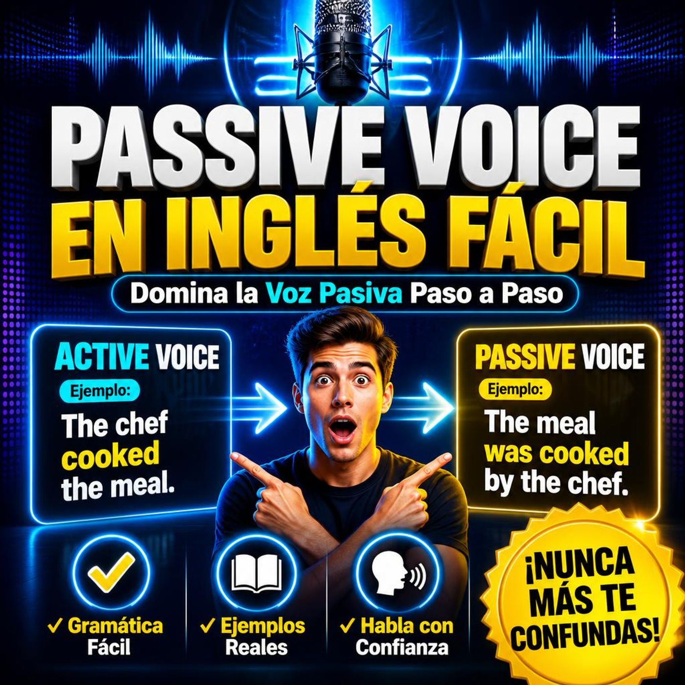 #Episodio36 | Passive Voice en Inglés Fácil | Aprende la Voz Pasiva Paso a Paso