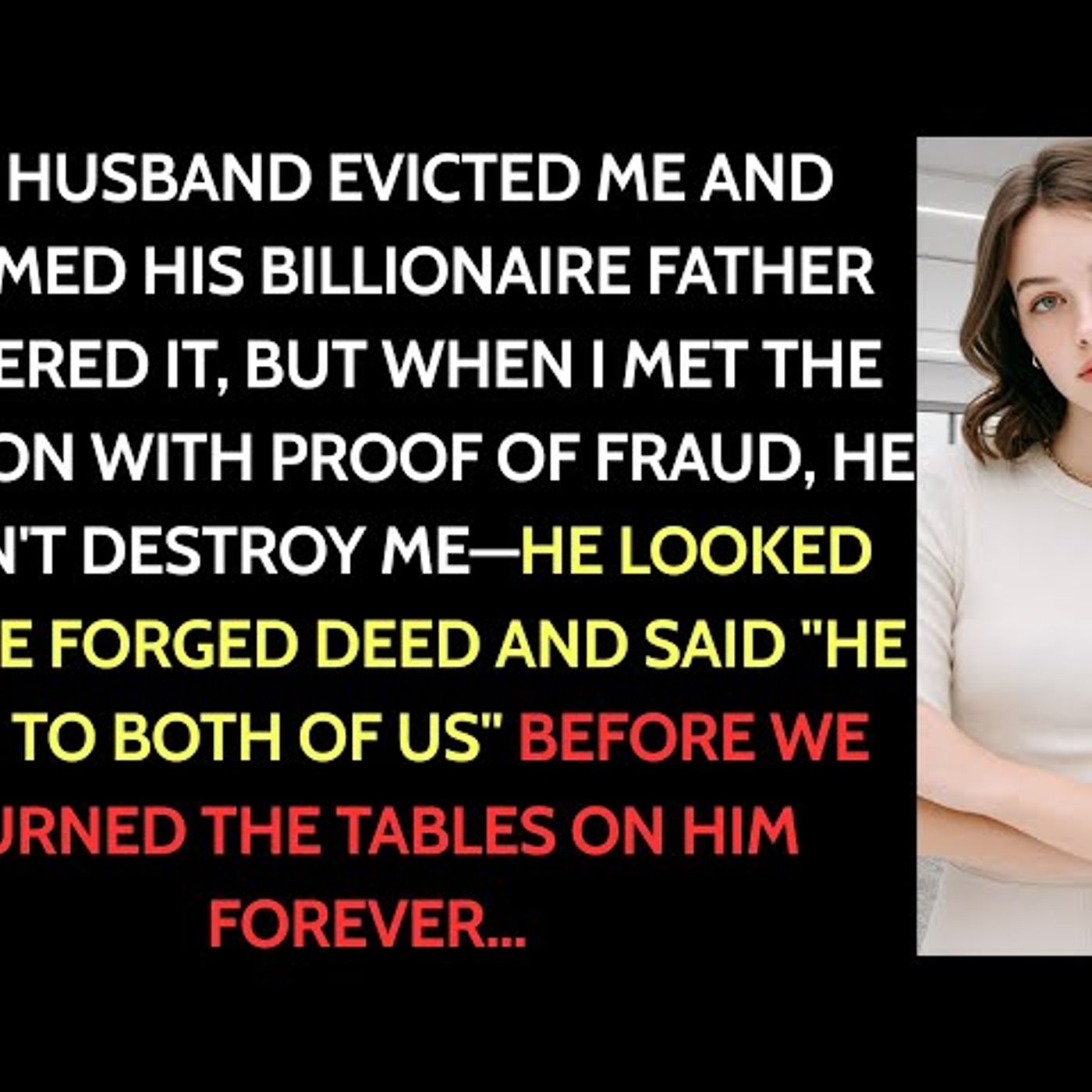 My Husband Tried To Evict Me—But His Billionaire Father Stepped In And Said “He Lied To Both Of Us…”