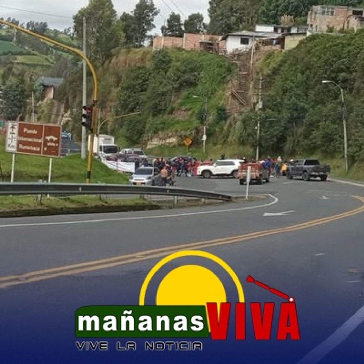Sector comercial y transportador anuncian cierre intermitente del Puente Internacional de Rumichaca