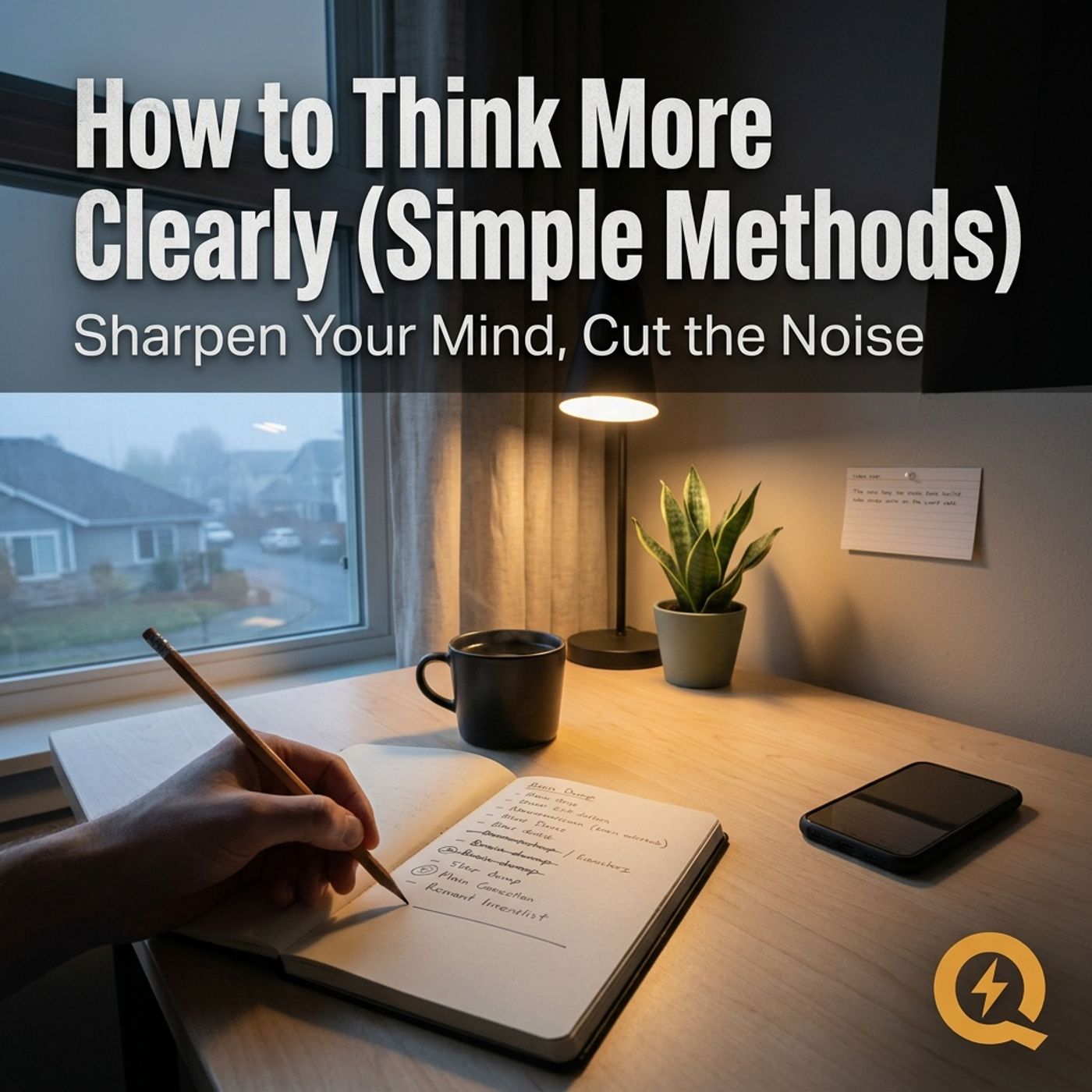 How to Think More Clearly (Simple Methods)