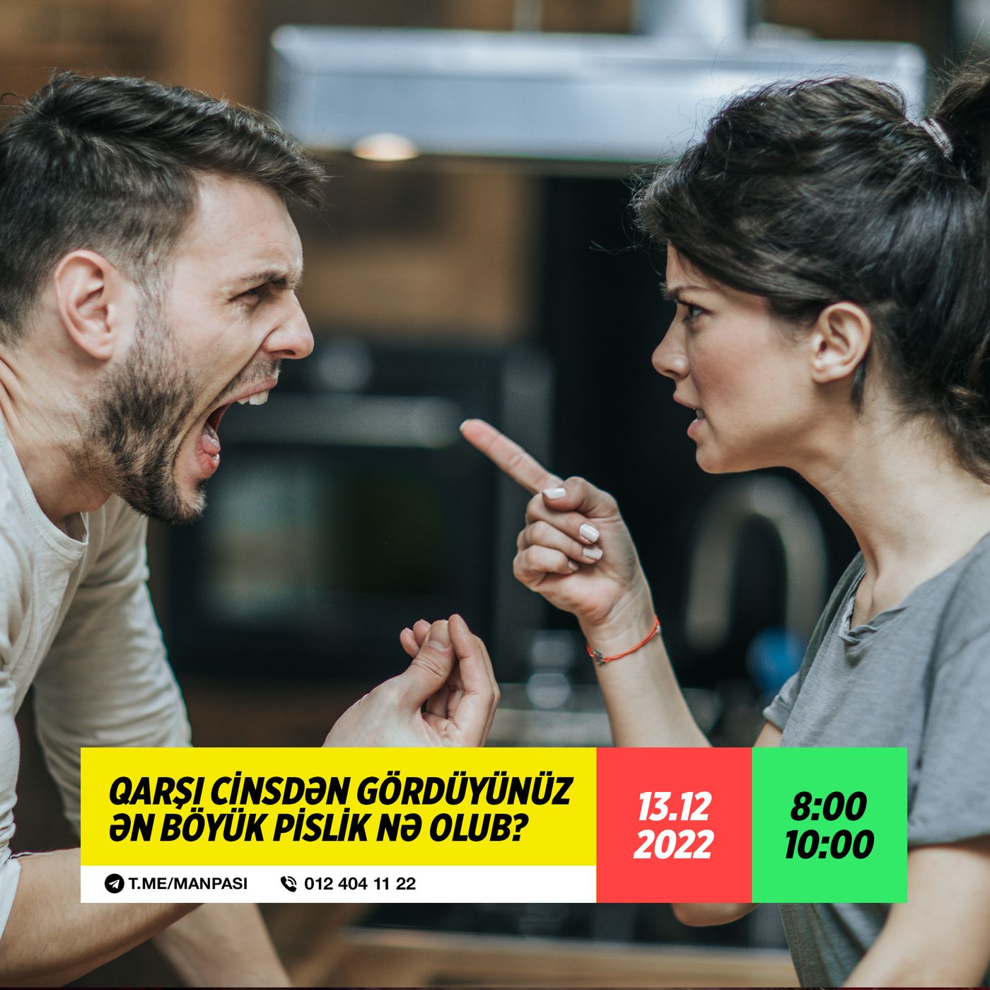 Qarşı cinsdən gördüyünüz ən böyük pislik nə olub? 13.12.2022