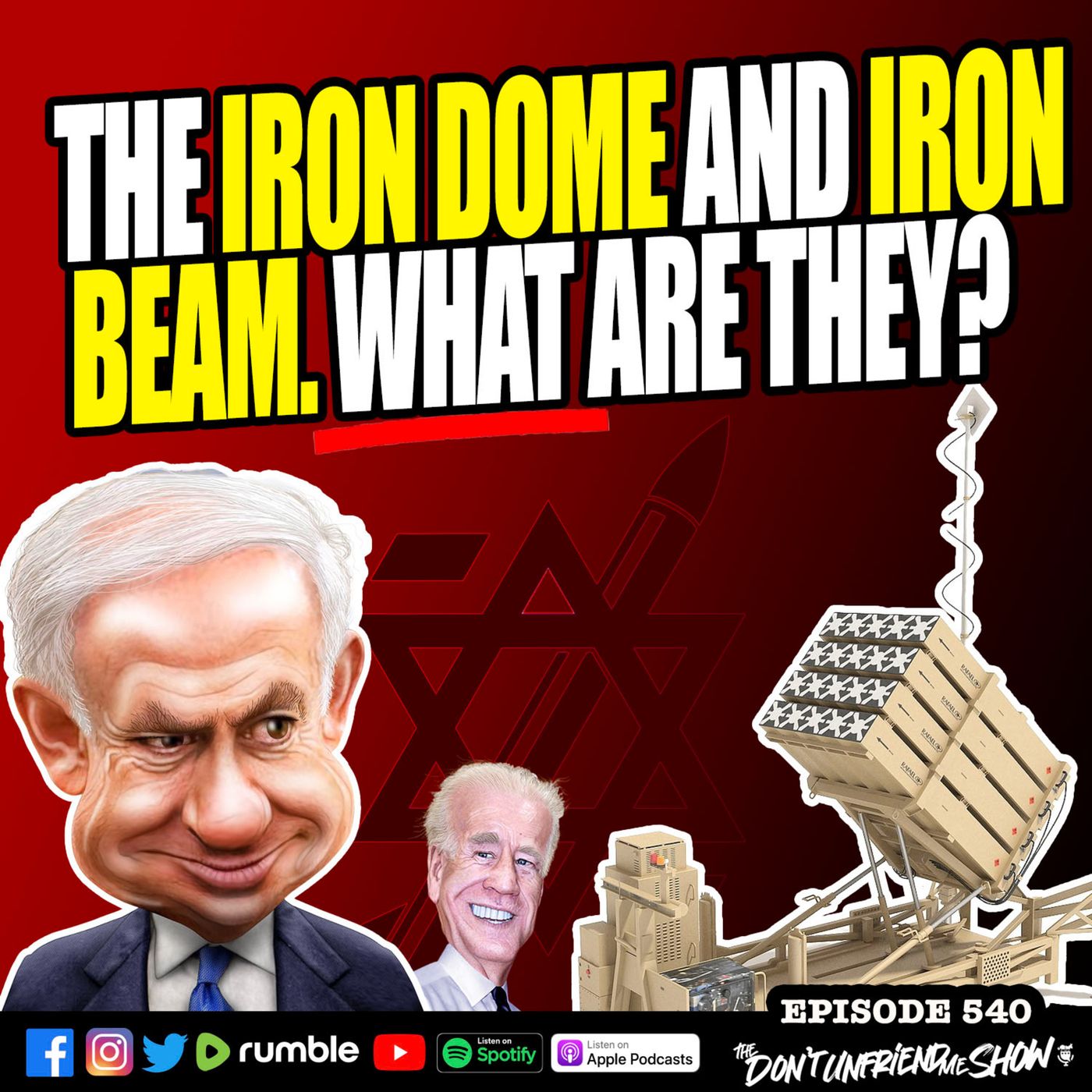 The Iron Dome and The Iron Beam. What are they and what’s real and how do they protect Israel? episode artwork