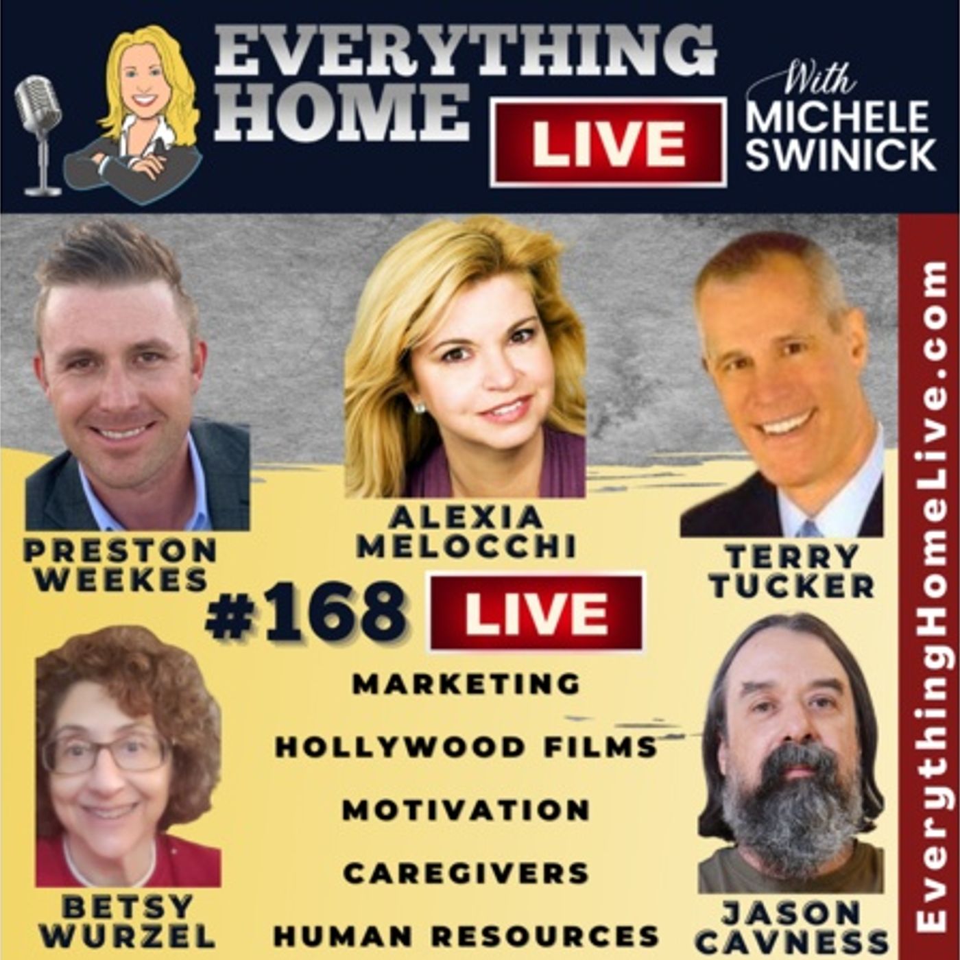 168 LIVE: Marketing, Hollywood Films, Motivation, Caregivers, Human Resources episode artwork
