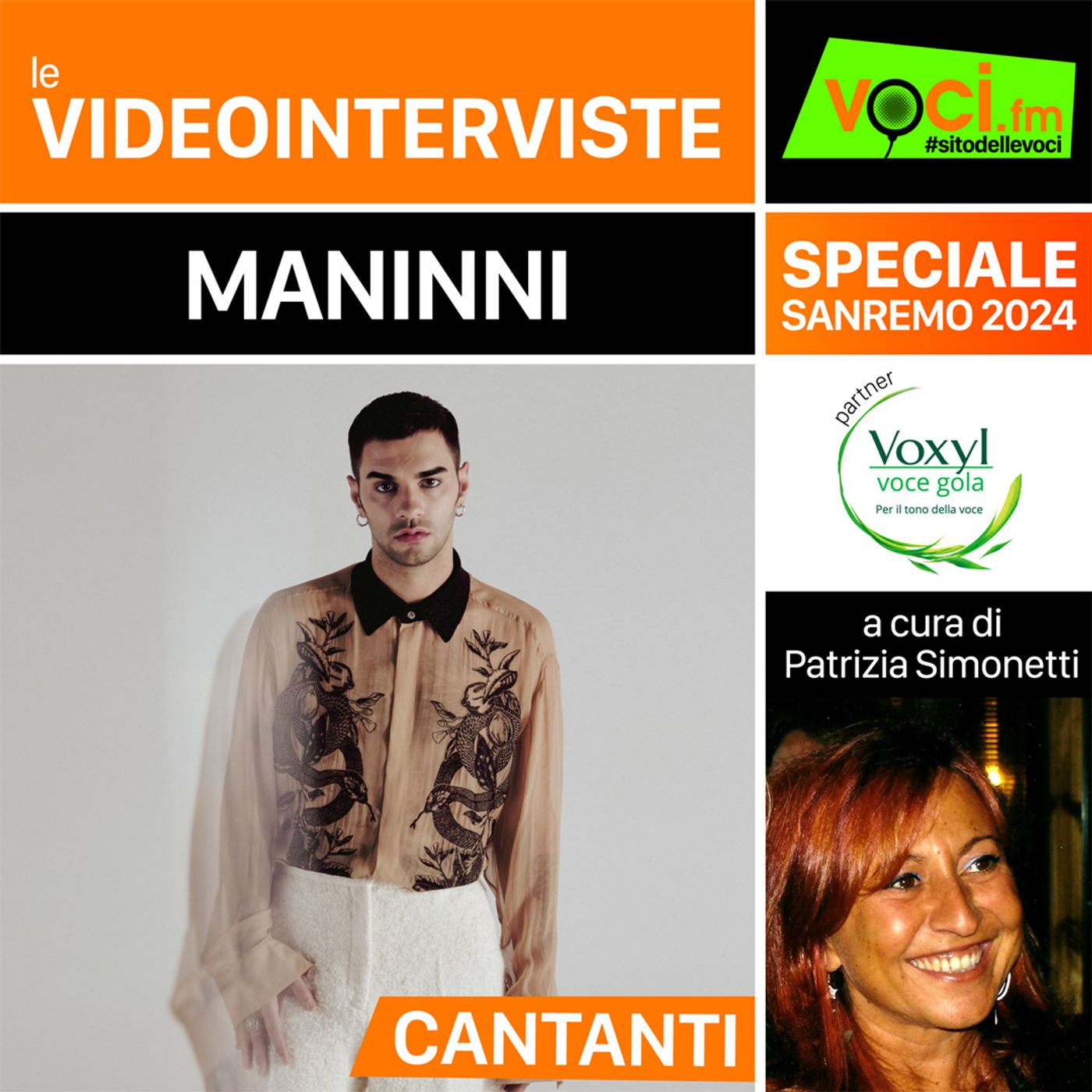 SPECIALE SANREMO 2024: MANINNI su VOCI.fm - clicca PLAY e ascolta l'intervista episode artwork