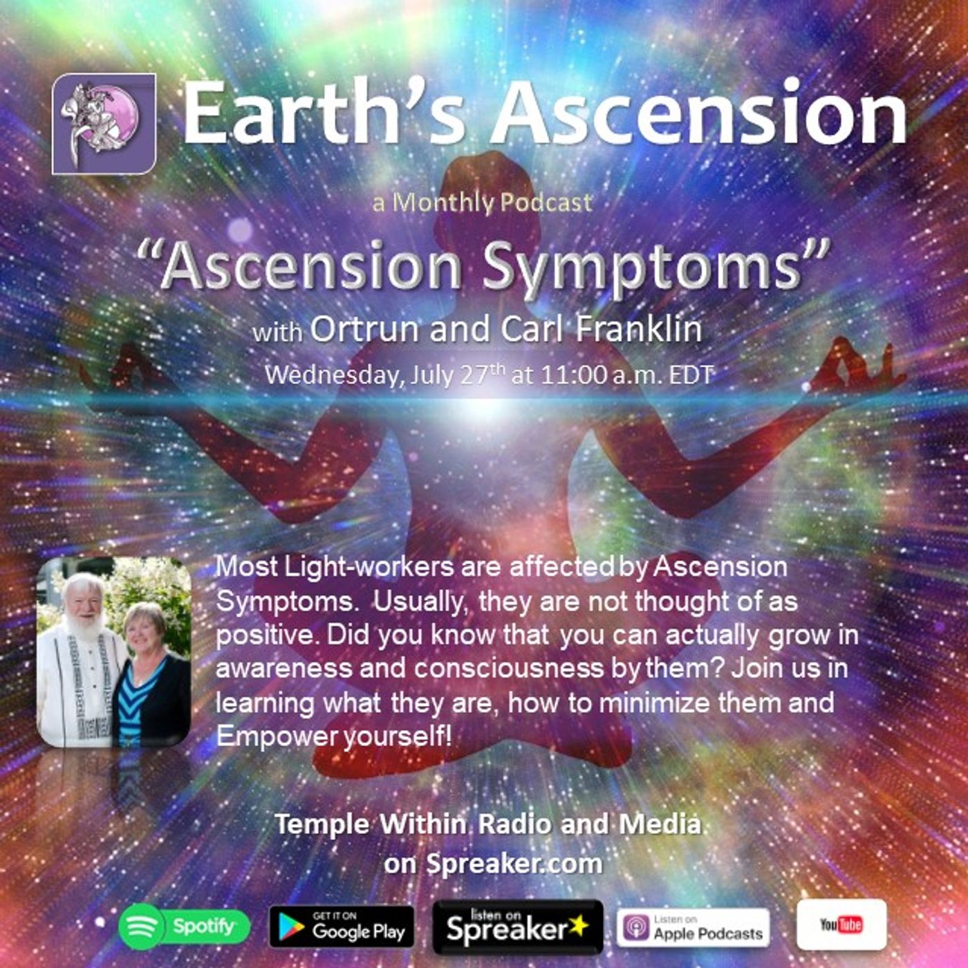 Earth\'s Ascension with Ortrun and Carl Franklin