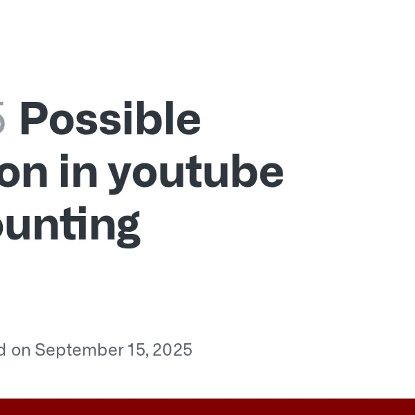 Possible regresion in youtube view counting · Issue #22375 · easylist/easylist — GitHub Daily Trend cover